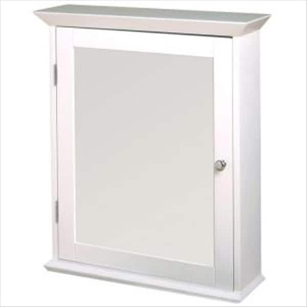 Convenience Concepts 20 in. Wood Swing Door Medicine in White